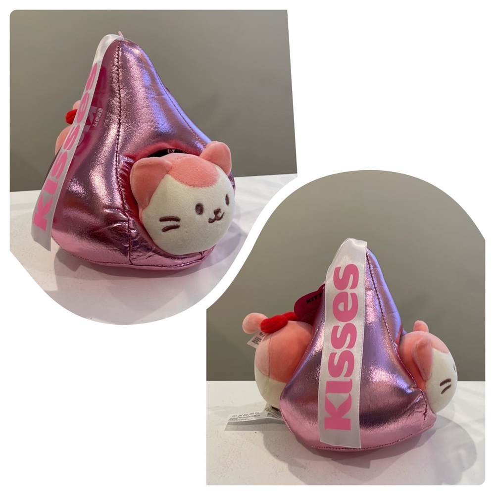 NWT 6” Kittiroll in a Pink Hersheys Kisses Chocolate Plush by Anirollz